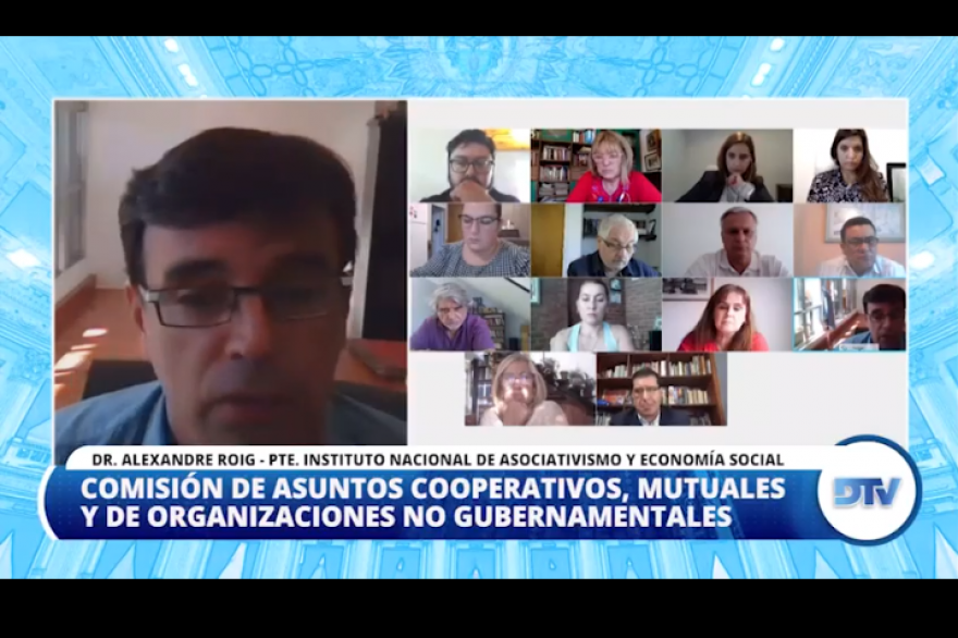 El titular de INAES brindó un informe sobre la actividad cooperativa ante Diputados