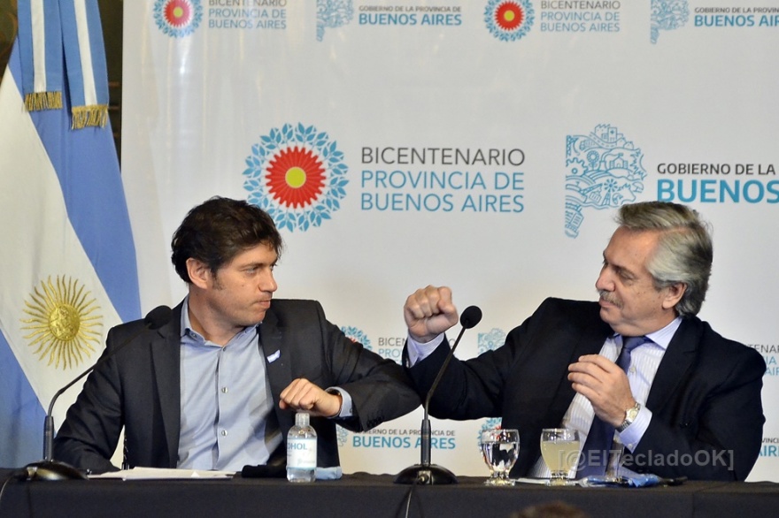 Axel Kicillof respaldó las medidas anunciadas por Alberto Fernández