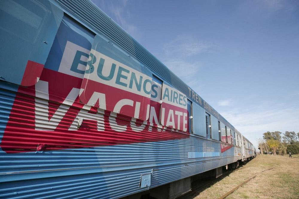 Se puso en marcha el Tren Sanitario que unirá Cañuelas con Bahía Blanca