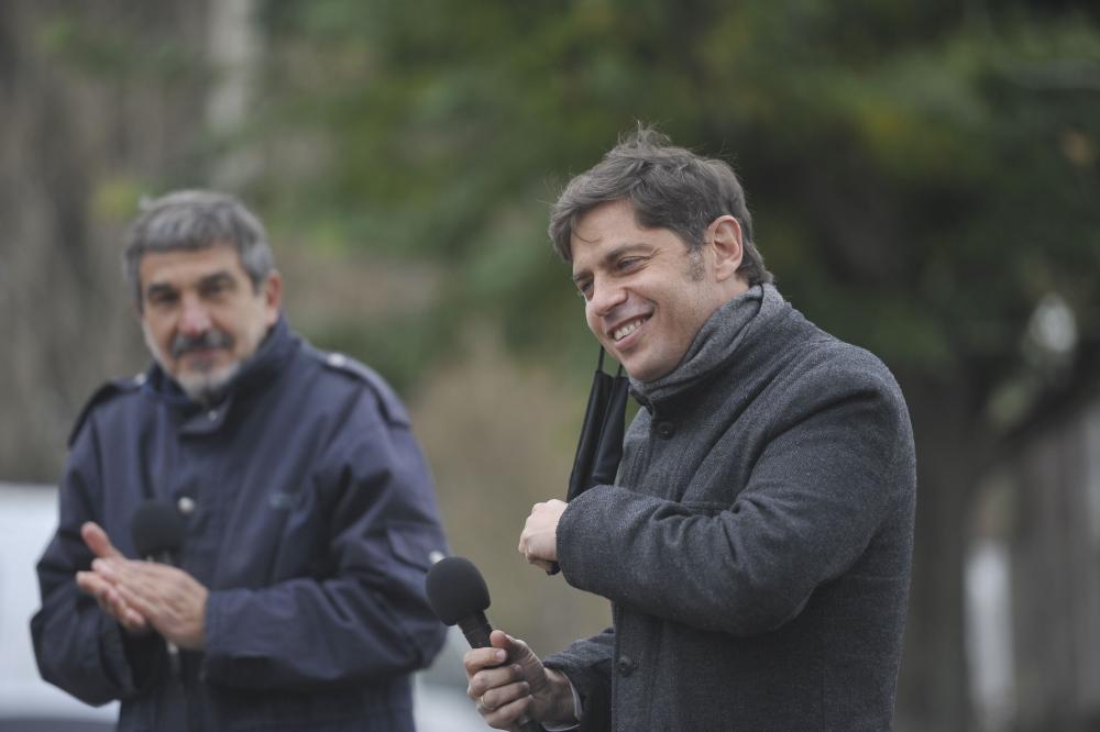 Junto a Salvarezza, Kicillof inauguró un jardín de infantes en Las Heras