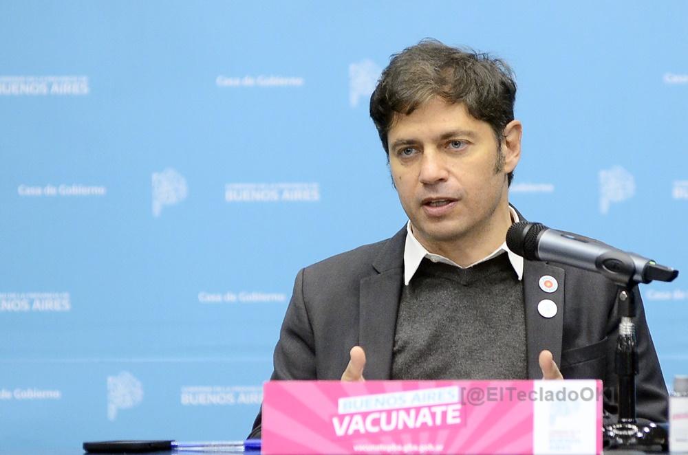 Kicillof anunció vacuna libre para grupos de riesgo a partir de los 18 años