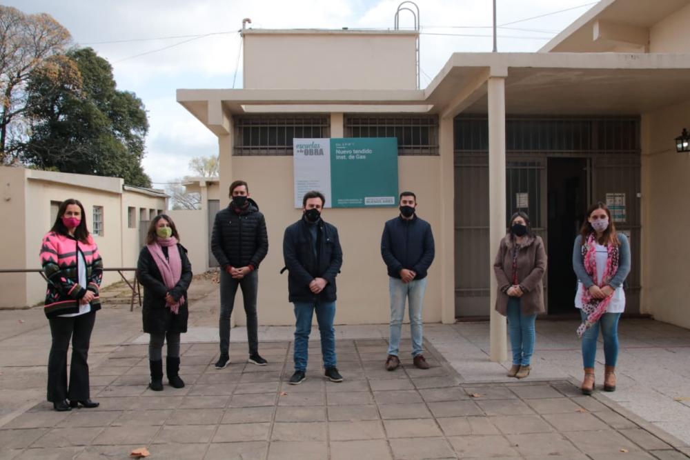 Avanzan las obras de infraestructura educativa en 25 de Mayo