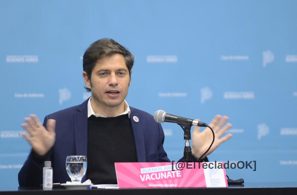 Vacunación libre y 100 postas itinerantes: los anuncios de Axel Kicillof