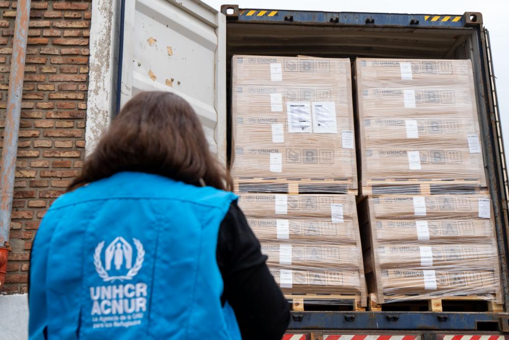 La Provincia recibió donaciones de la Agencia de la ONU para los Refugiados