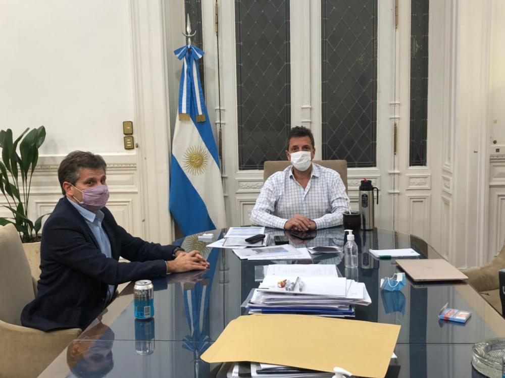 Massa y Ciano dialogaron sobre las leyes que beneficiarán a la clase media