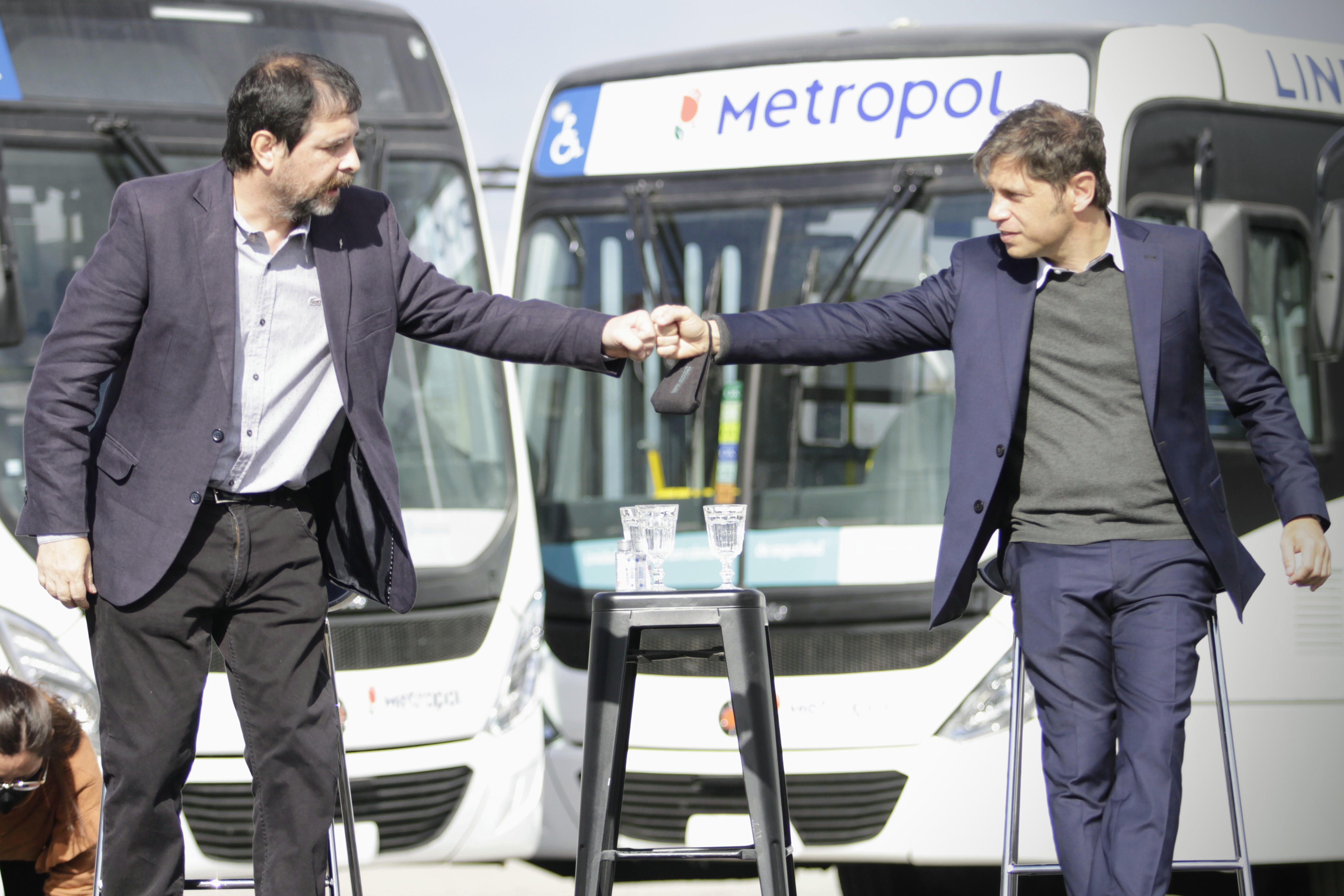 Kicillof participó de la presentación de inversiones en transporte público