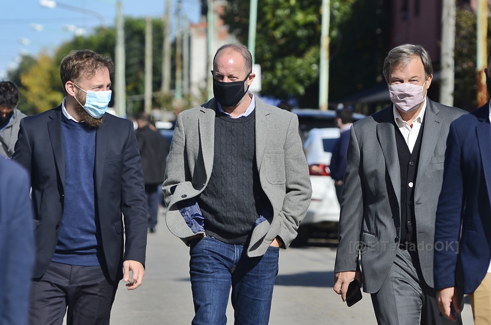 [Federico Otermín, Martín Insaurralde y Mariano Cascallares - Foto: El Teclado]