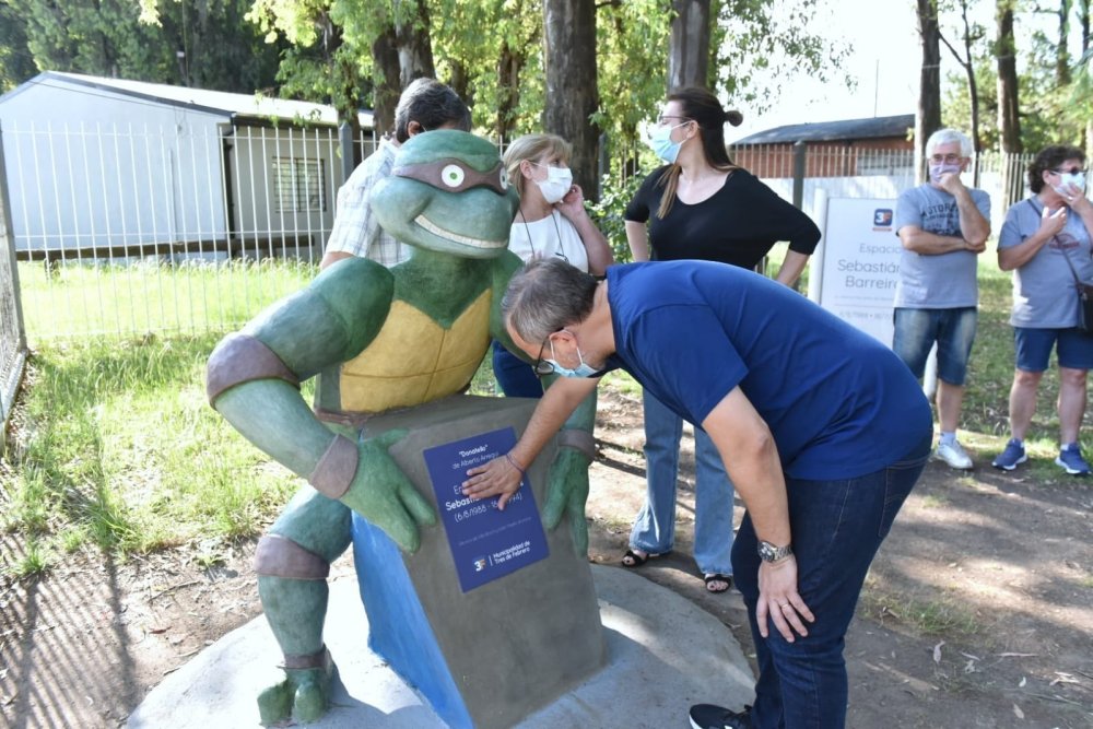 AMIA: una tortuga ninja para homenajear a la más joven de las víctimas fatales