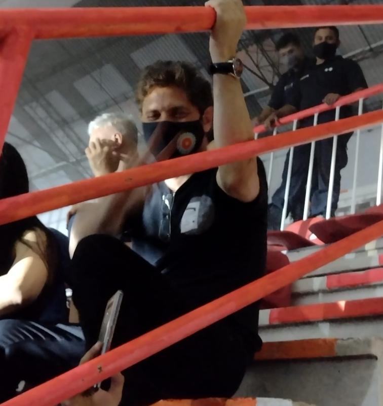 Kicillof en el recital de Babasónicos: 