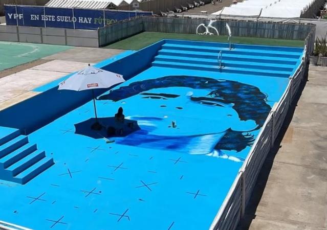 Mar del Plata: el impresionante homenaje del Balneario 12 a Diego Maradona