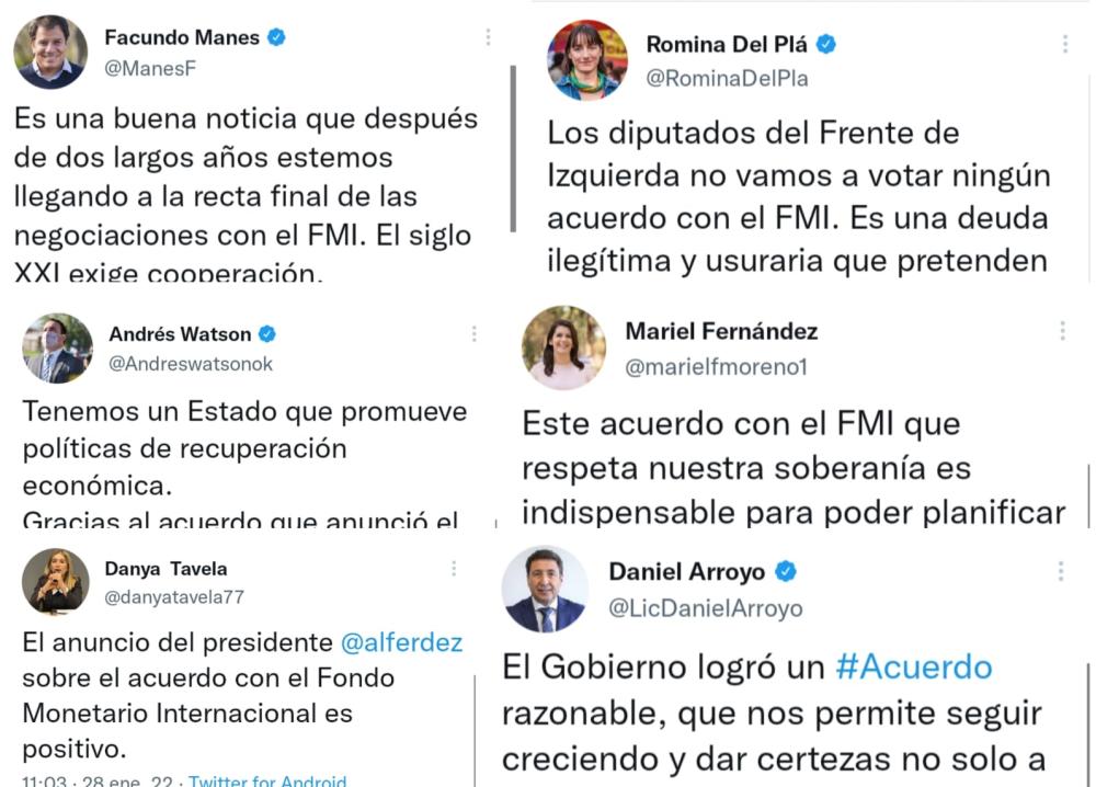 La palabra de la dirigencia bonaerense sobre el acuerdo con el FMI