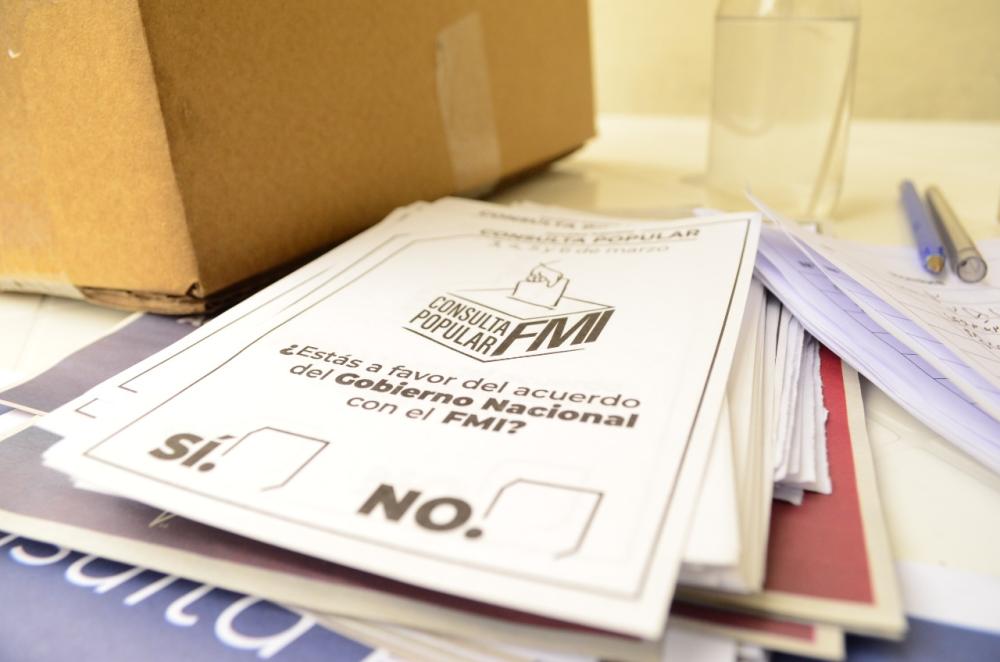 ¿FMI sí o no?: más de 1 millón de personas participaron de la consulta popular