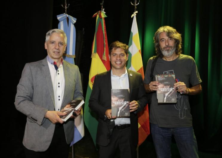 Qué dijo Kicillof sobre el libro “Evo. Operación Rescate”