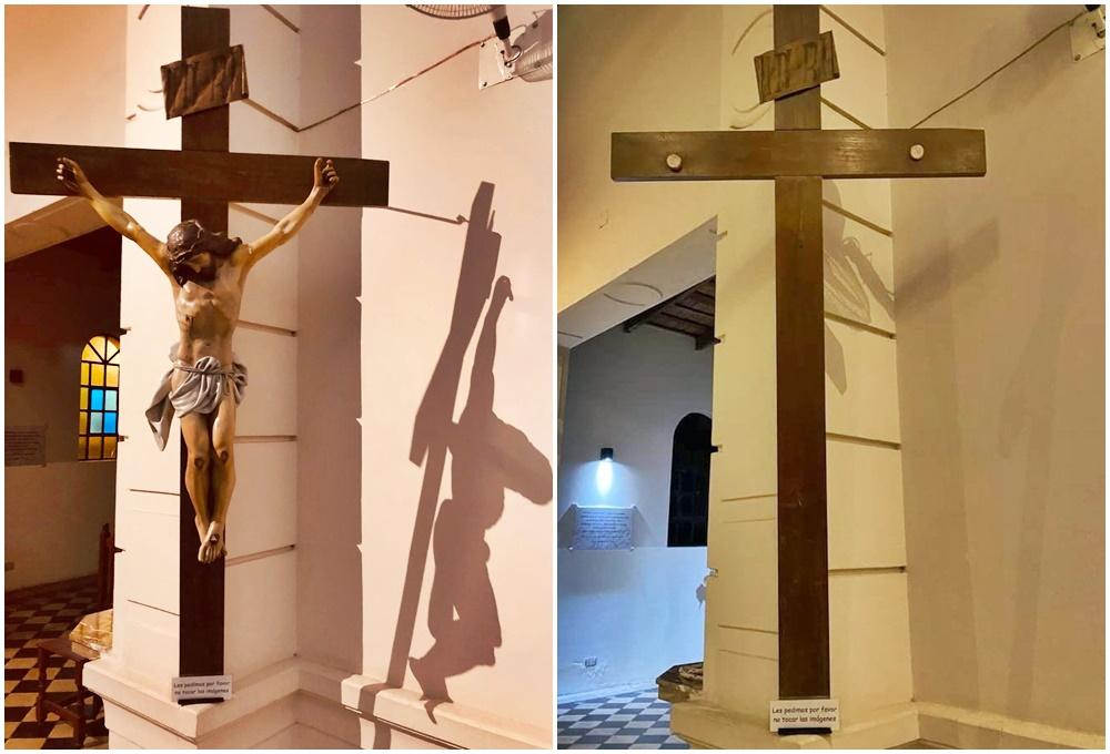 No se salva ni Jesús: se robaron la imagen de Cristo de una iglesia