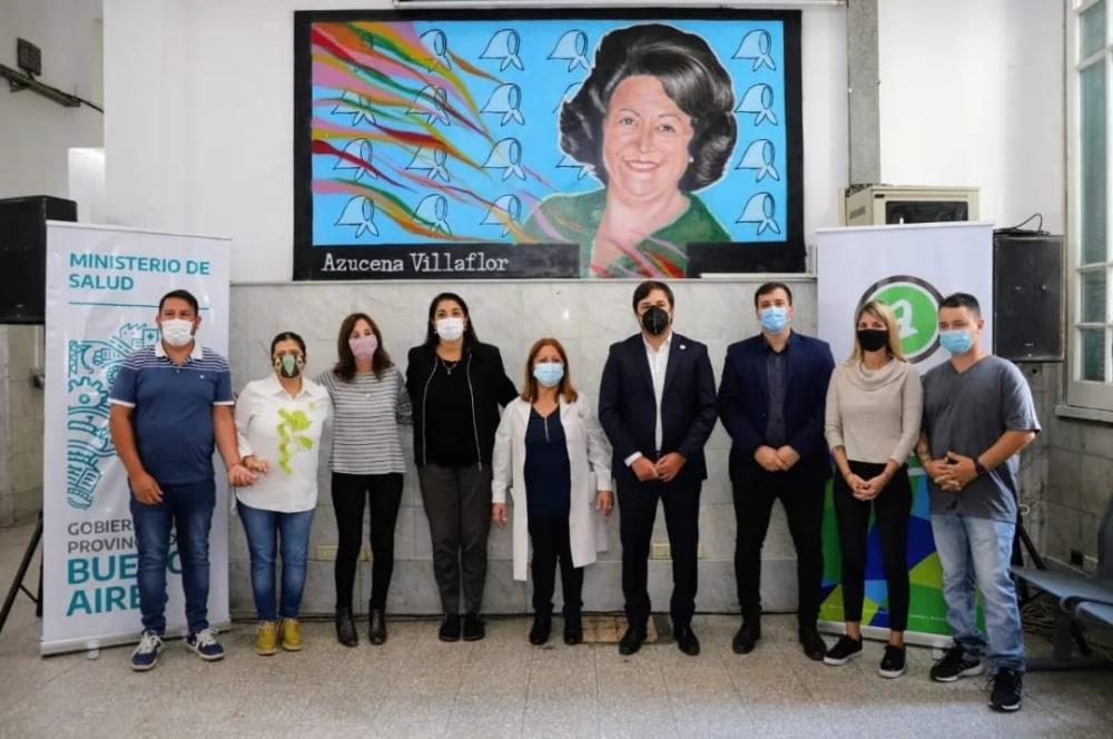 Avellaneda: inauguran un mural homenaje a Azucena Villaflor en el Hospital Fiorito
