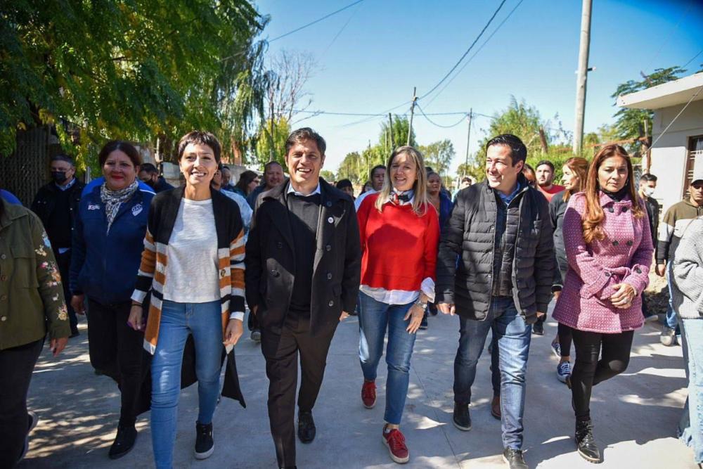 Kicillof y Mayra Mendoza inauguraron obras de infraestructura sociourbana