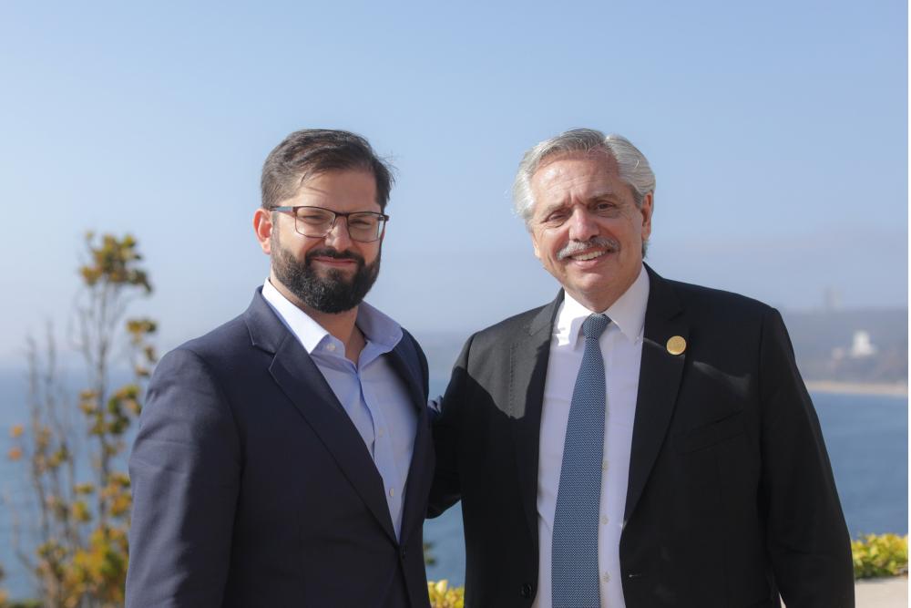 El Presidente recibirá a su par de Chile, Gabriel Boric, en Casa Rosada