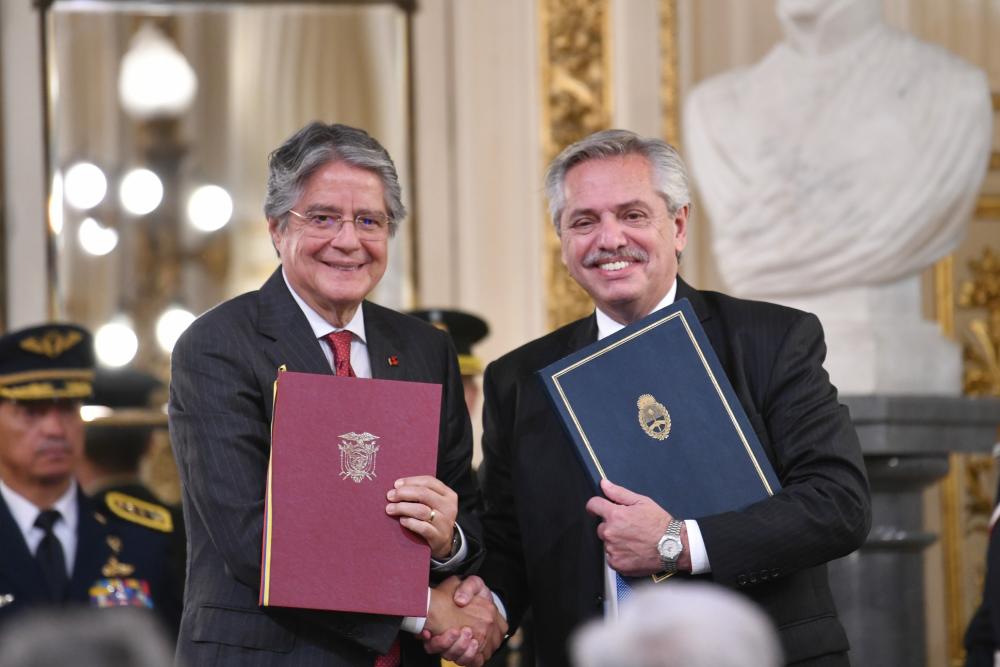 Alberto Fernández, junto a Lasso: “Ha llegado el momento de hablar de Venezuela”