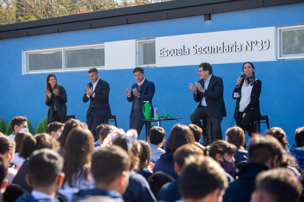 “Dijimos que la educación iba a ser nuestra prioridad y cumplimos”, afirmó Kicillof   