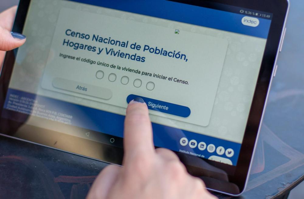 A un día del censo, el 40% de la gente ya completó el formulario de manera digital
