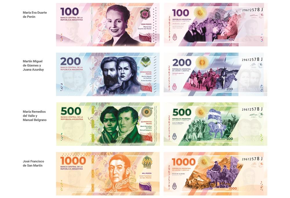 Vuelven las figuras históricas: mirá cuáles son los nuevos billetes 