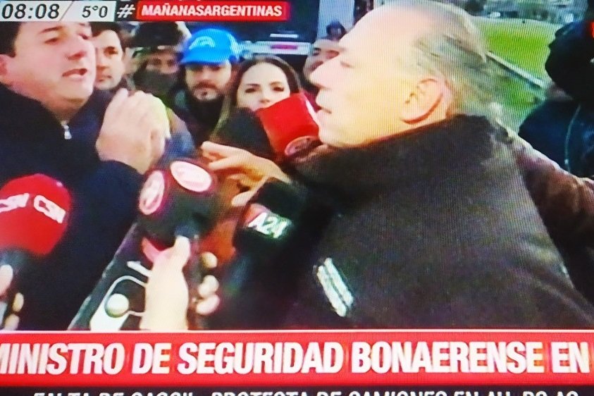Se normaliza el tránsito en la Autopista, tras la dura intervención de Berni