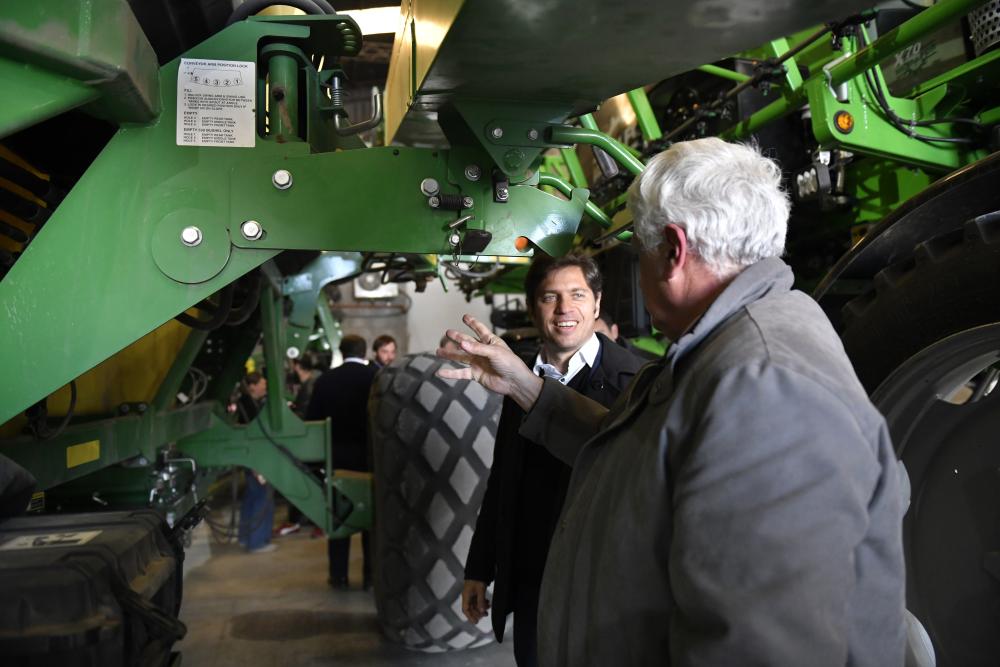 Desde Suipacha, Kicillof aseguró que “nuestra prioridad está en la producción”