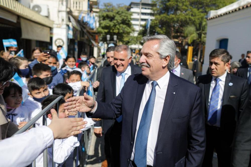 Desde Tucumán, Alberto Fernández llamó a “derribar muros y construir puentes”