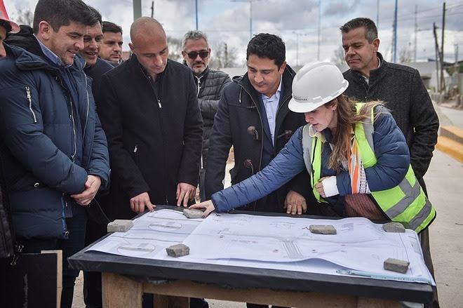 Sujarchuk, Marinucci y Ramil supervisaron el avance del paso bajo nivel