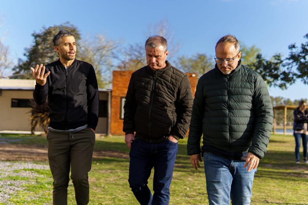 Intendente PRO del Conurbano, de visita en el interior, con el foco en la producción