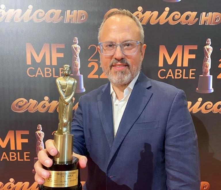 Diego Valenzuela se convirtió en el primer intendente en ganar un Martín Fierro