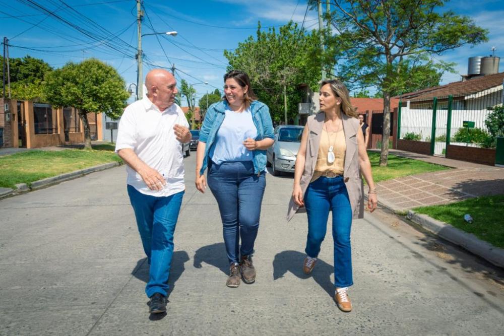 Galmarini trabaja fuerte en su terruño: casi 100 por ciento de cloacas para una localidad