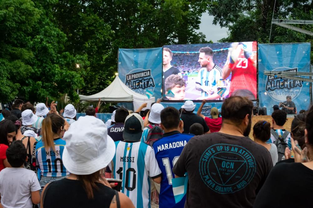 La Provincia alienta: los puntos donde ver Argentina - Croacia
