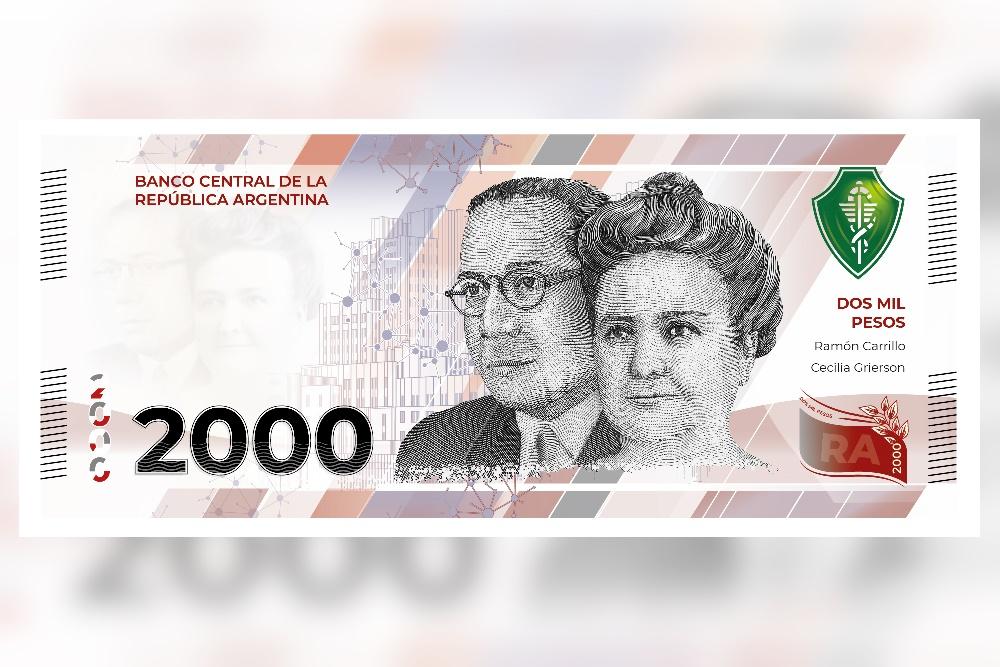 Quiénes fueron Cecilia Grierson y Ramón Carrillo, protagonistas del billete de $2000