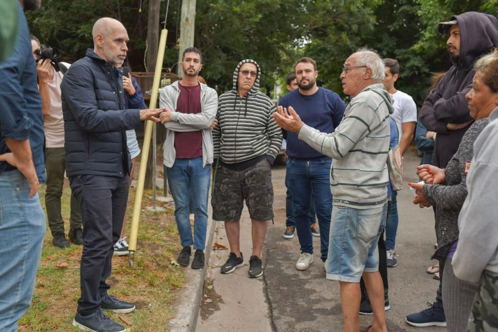 Rodríguez Larreta, de recorrida por Hurlingham: “Hay mucha desidia y abandono”