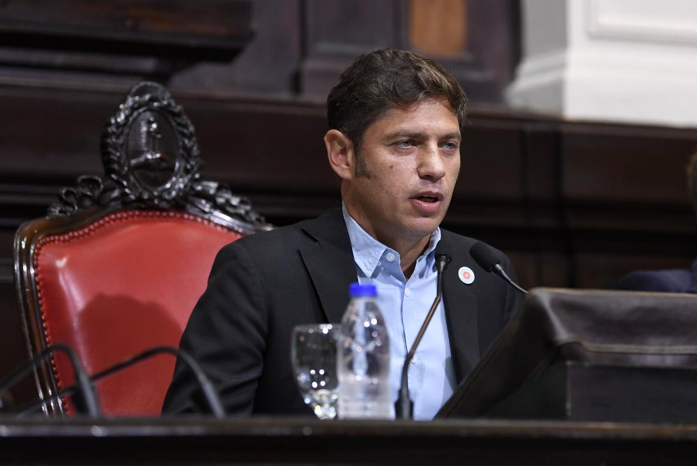 Ante la asamblea legislativa, Kicillof pidió que “no nos quiten más los recursos”