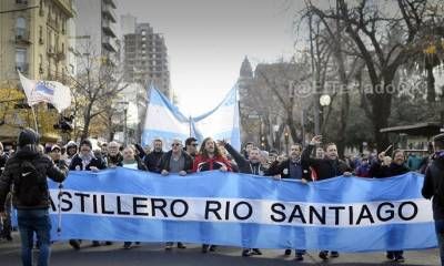 Ritondo habló del Astillero Río Santiago y los trabajadores le dijeron “basta”