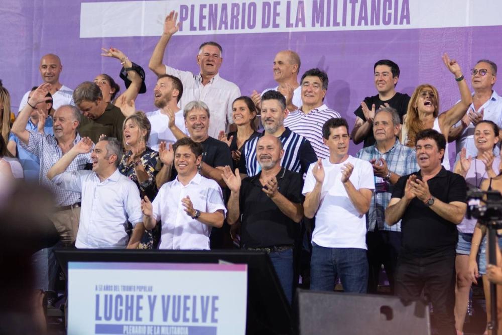 “Van a estar todos y unidos”: ultiman detalles del acto para bancar a Massa y Kicillof