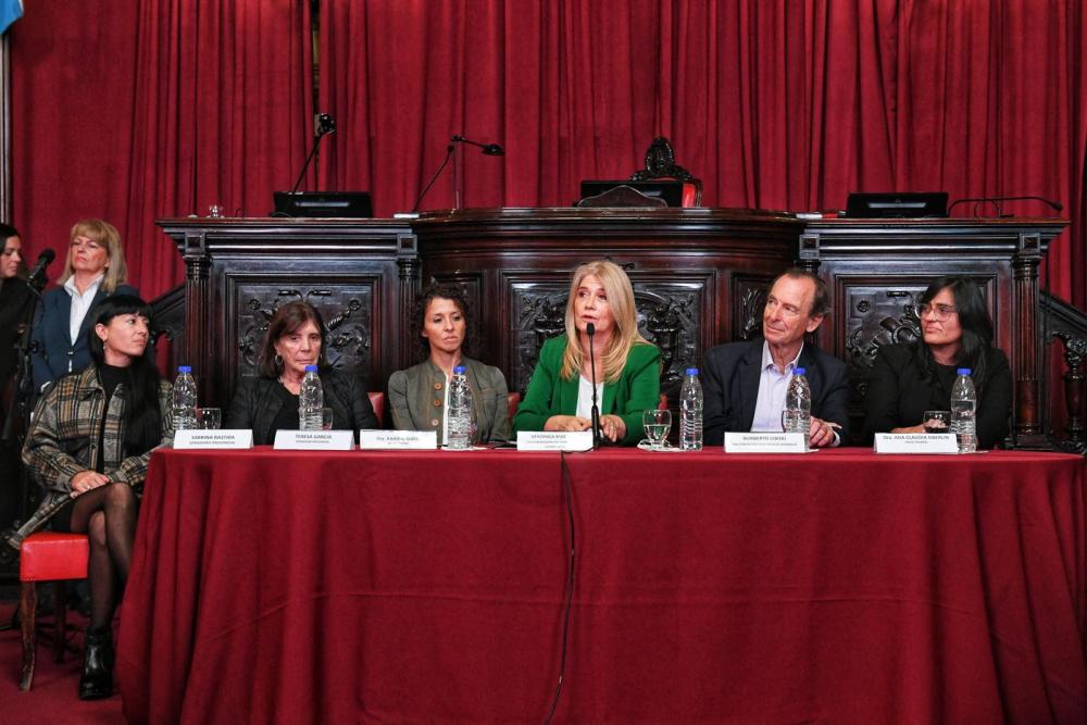 Magario inauguró la tercera edición del programa Voces Adolescentes en el Senado