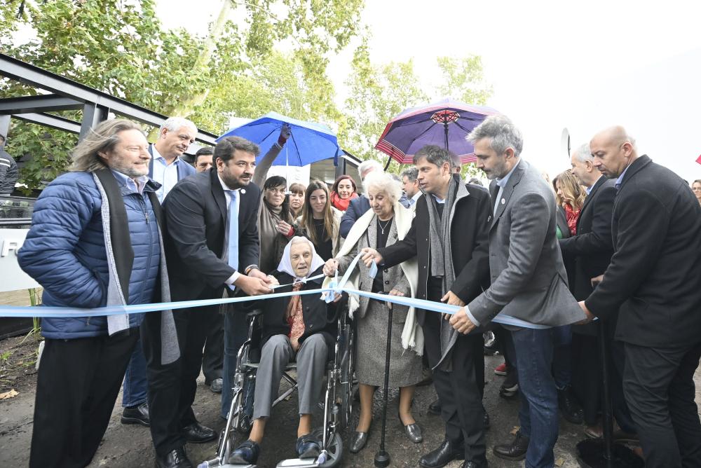 Kicillof inauguró un espacio para la memoria en el ex centro clandestino “La Cacha”