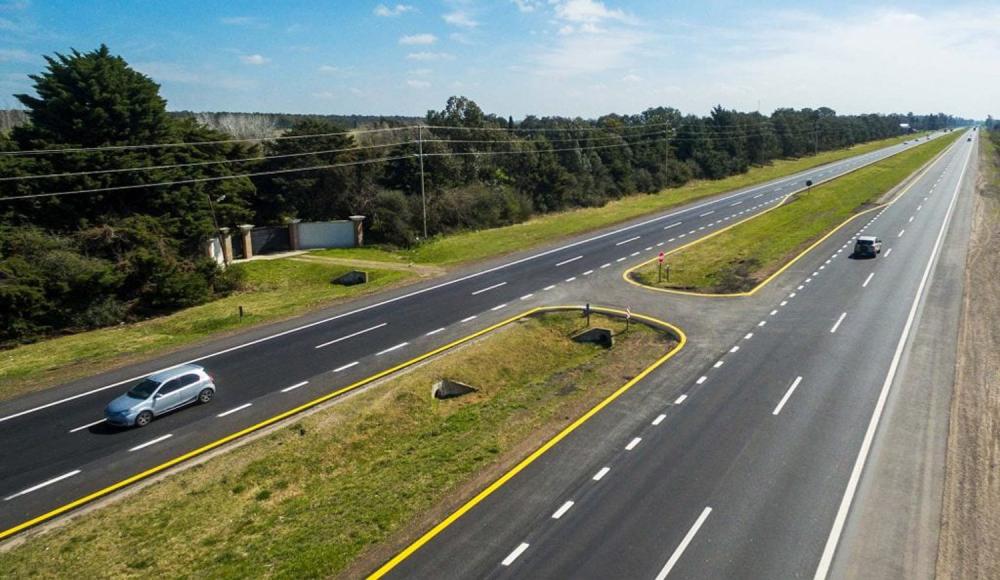 Cortan parcialmente la ruta 2 por obras viales: dónde y hasta cuándo durará