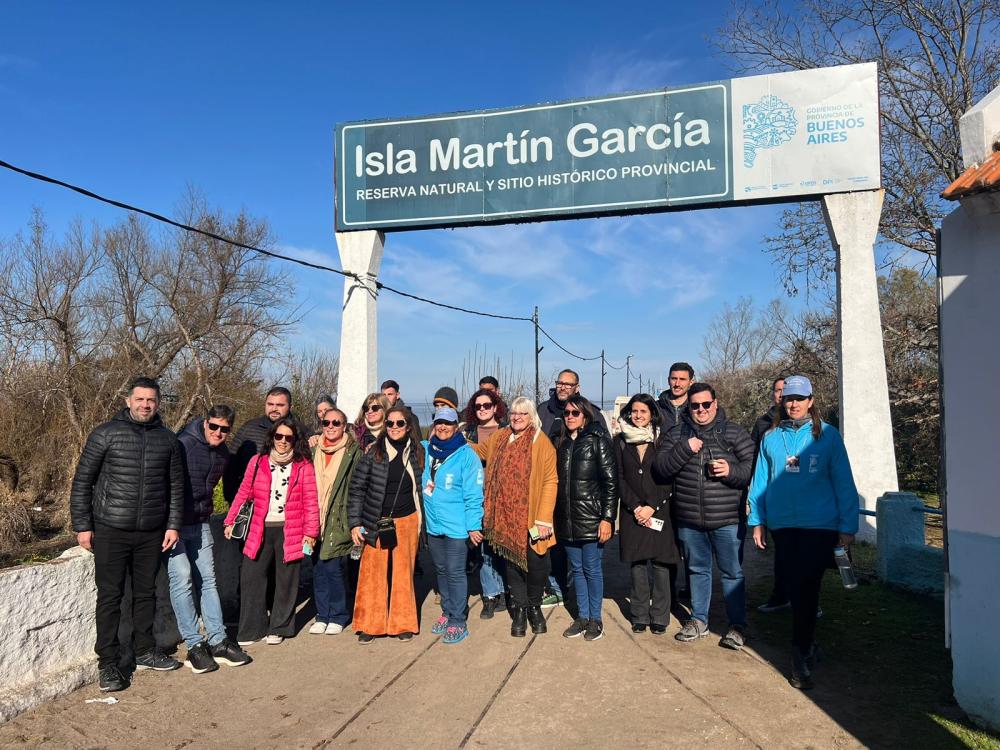 Roque Pérez presente en el Segundo Encuentro de Pueblos Turísticos en la Isla Martín García