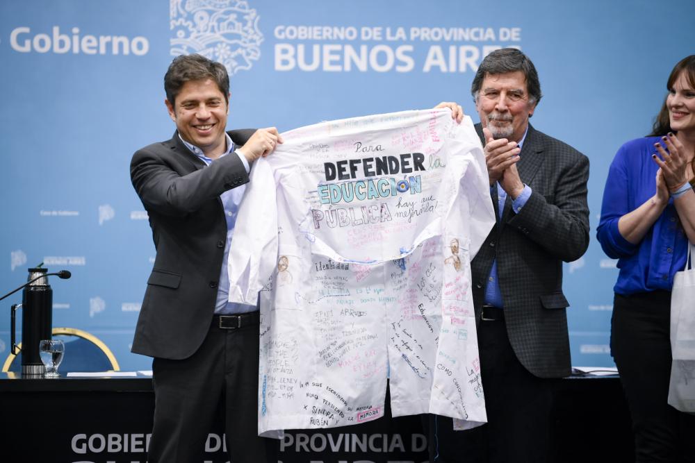 Kicillof propone que el ingreso obligatorio al sistema educativo sea desde los 3 años