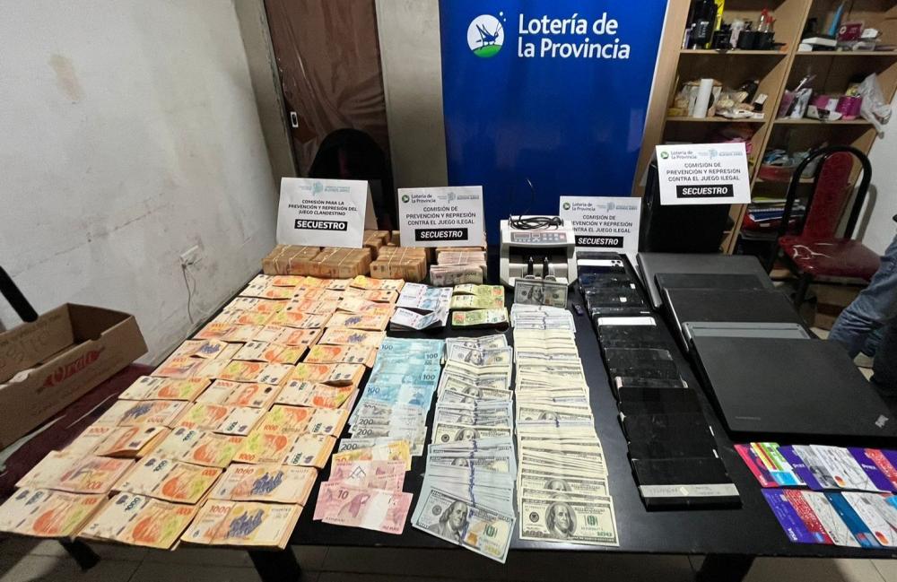 Incautaron bienes y dinero por más de $200 millones a casino online ilegal
