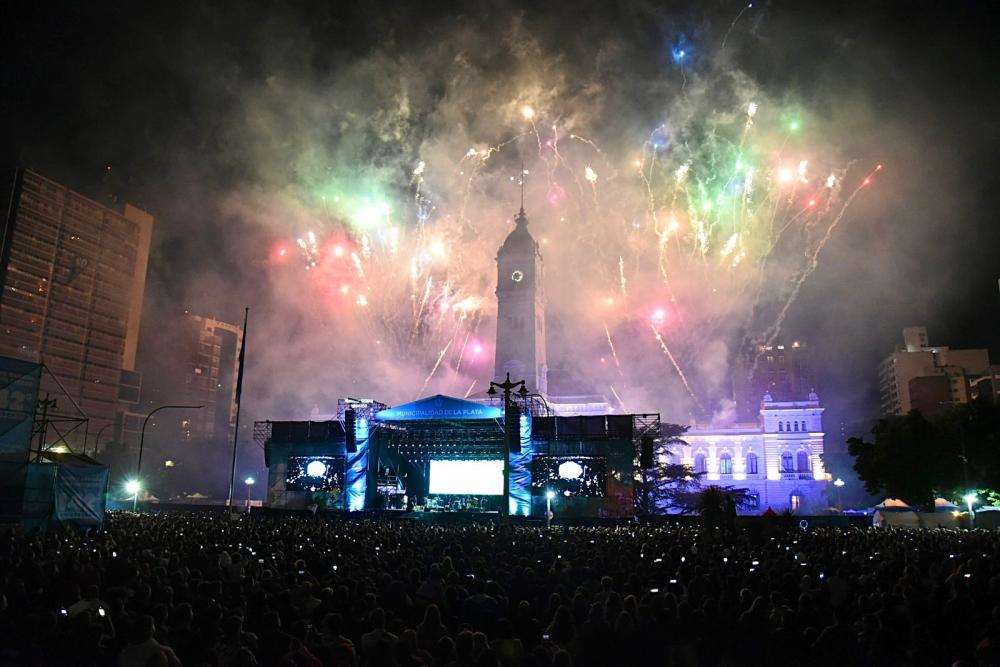 Más de 125 mil personas disfrutaron de los festejos por el aniversario de La Plata