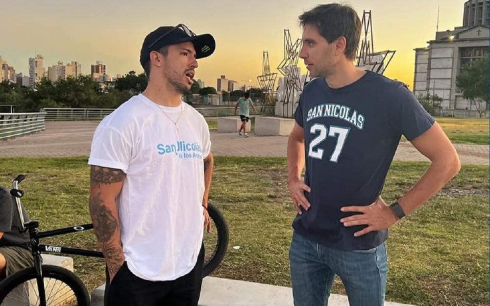 Un intendente PRO, su curiosa camiseta y una especulación sobre su futuro político