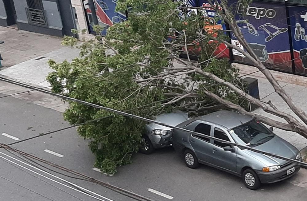 Fuerte temporal de viento, granizo y lluvia azota al Conurbano bonaerense