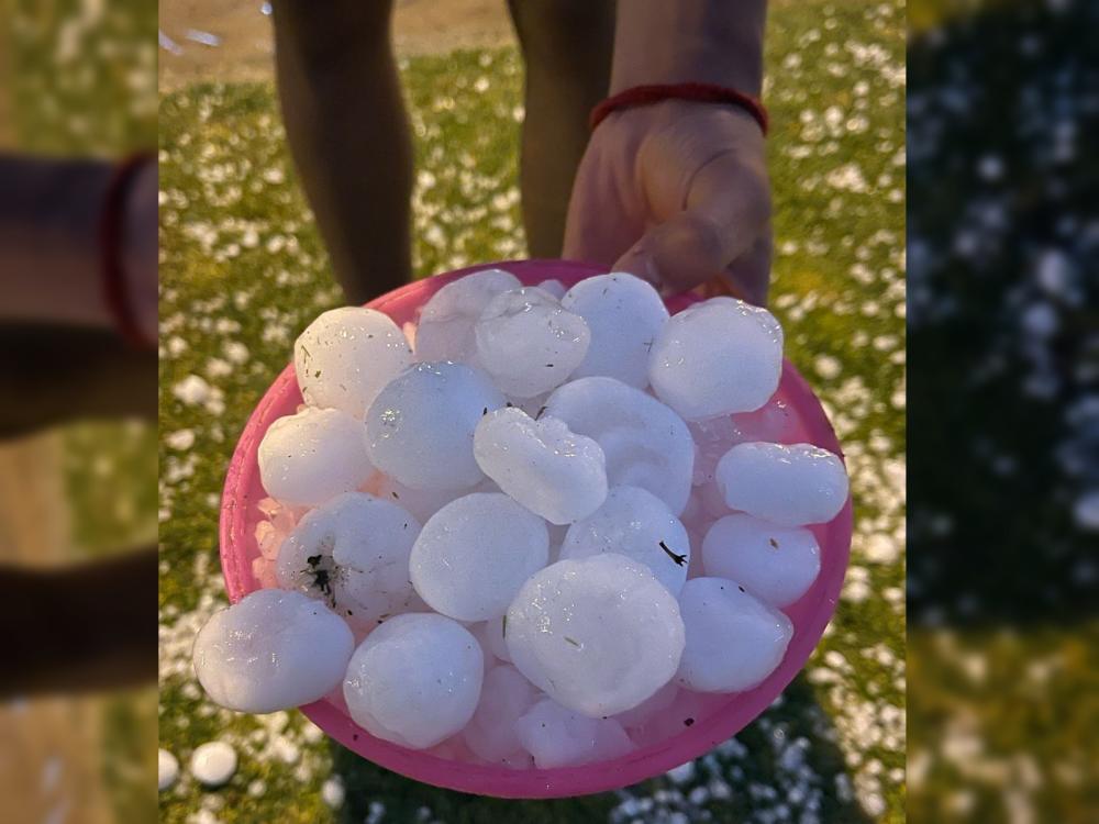 Impactante caída de granizo en Mar del Plata: así lo mostraron las redes
