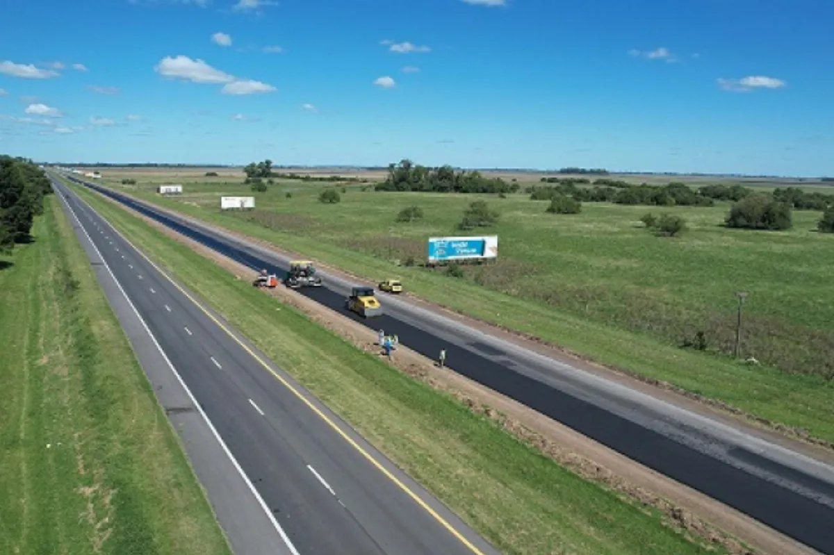 Comenzó la etapa final de repavimentación en una de las rutas más transitadas de la Provincia