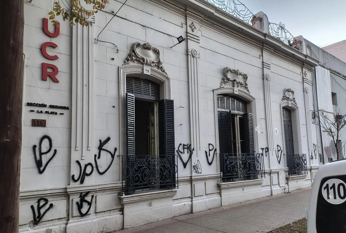 La UCR denuncia ataques a siete comités, cinco de ellos en la ciudad de La Plata